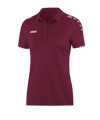 JAKO Classico Poloshirt Damen Dunkelrot F14