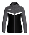 JAKO Iconic Kapuzenjacke Damen Schwarz F801