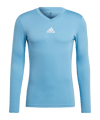 adidas Team Base Top langarm Hellblau