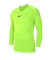 Nike Park First Layer Top langarm Kids Gelb F702