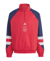 adidas Ajax Amsterdam Icon Tracktop Jacke Rot - rot