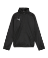 PUMA teamGOAL Allwetterjacke Kids Schwarz Weiss F03
