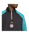 adidas FC Bayern München Icon Tracktop Jacke Schwarz - schwarz