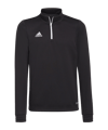 Sweatshirt à col zippé mi-haut enfant adidas Entrada 22 Noir