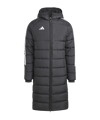 adidas Tiro 24 Long Coachjacke Schwarz Weiss