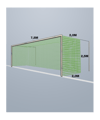 Cawila Tornetz 4Mm M120 7,50X2,50M 2X2M Groen  