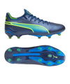 Chaussures PUMA KING Ultimate FG/AG femmes bleu vert F02