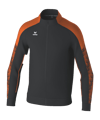 Erima EVO STAR Giacca da allenamento nero  Fschwarzorange