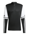 adidas Squadra 25 HalfZip Sweatshirt Zwart 