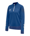 Hummel hmlLEAD HalfZip Sweatshirt Damen Blau F7045