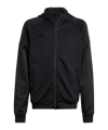 adidas Tiro 25 Travel Jas met capuchon Kids Zwart 