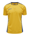 Hummel Authentic Poly Shirt Korte Mouw Geel F5167 