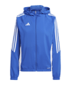 adidas Tiro 24 Windbreaker Damen Blau Weiss
