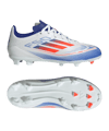adidas F50 League FG/MG Advancement bambini  bianco rosso