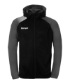 Kempa Giacca con cappuccio Kids Nero C11 