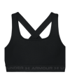 Under Armour Crossback Mid Sport-BH Dames Zwart K004