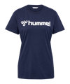 Hummel Go 2.0 Logo T-Shirt Dames Blauw F7026  