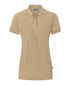JAKO Organic Polo Shirt Damen Braun F380