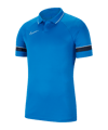 Nike Academy 21 Poloshirt Blau Weiss F463
