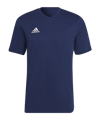 adidas Entrada 22 T-Shirt Blau