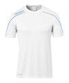 uhlsport Stream 22 Trikot kurzarm Weiss Blau F17 