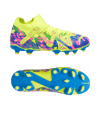 PUMA FUTURE Match FG/AG Energy Jr Kids Blau Gelb Pink F01