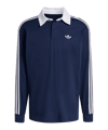 adidas 3 Stripes Longsleeve Polo Bleu