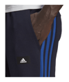 adidas 3 Stripes Future Icons Trainingshose Blau - blau