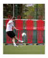 Cawila Trainingsdummy ACADEMY 180cm Rot | Freistoßdummy aus sehr robustem Kunststoff