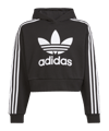 adidas Originals Adicolor Cropped Hoodie Black - schwarz
