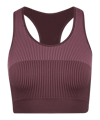 hummel Yoga Seamless Crop Tanktop Dames Bruin K8016
