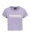 Hummel hmlLEGACY Cropped T-Shirt Damen Lila F3306