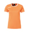 Kempa Curve Maillot T-shirt Femme Orange Blanc F10 