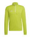 adidas Entrada 22 HalfZip felpa verde bianco  