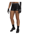 Under Armour HeatGear Shorty Strak Dames Zwart K008