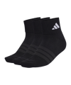 adidas Ankle 3er Pack Chaussettes Noir 