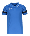 Nike Academy 21 Poloshirt Kids Blauw Wit F463  