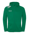 Kempa Giacca con cappuccio Kids Verde C47 
