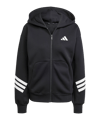 adidas Future Icons Three Stripes Kapuzenjacke Damen Schwarz - schwarz