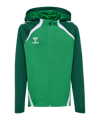 Hummel Lead 2.0 Kapuzenjacke Kids Grün F6327