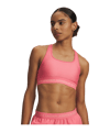 Under Armour Crossback Mid Sport-BH Dames Roze K601