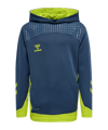 Hummel hmlLEAD Poly Hoody Kids Blau F7642