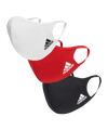 Masque adidas taille S s de 3 noir blanc 