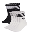 adidas Originals 3 Stripes Crew 10 Pairs Socken Weiß