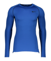 Nike Pro Ondergoed Mock Blauw K480 
