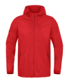 JAKO Giacca da pioggia Rosso C100 