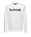 Hummel Cotton Logo Sweatshirt Kids Weiss F9001