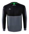 Erima Six Wings Sweatshirt Kids Grau Schwarz