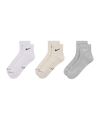Nike Everyday Elevated Ankle 3er Pack Calze Multicolore C904