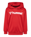 Hummel logo hoody kids rood F3062 